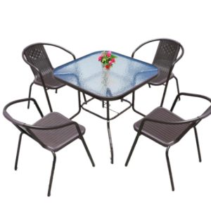 Nordic Style 5pc Outdoor Patio Set at Nova Moon online store