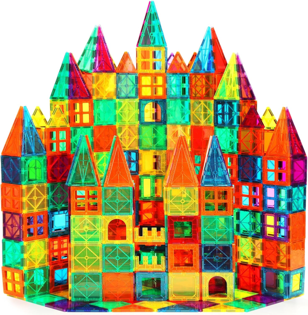 Gift Ideas for 3-Year-Olds - the image features the PicassoTiles 100-Piece Set