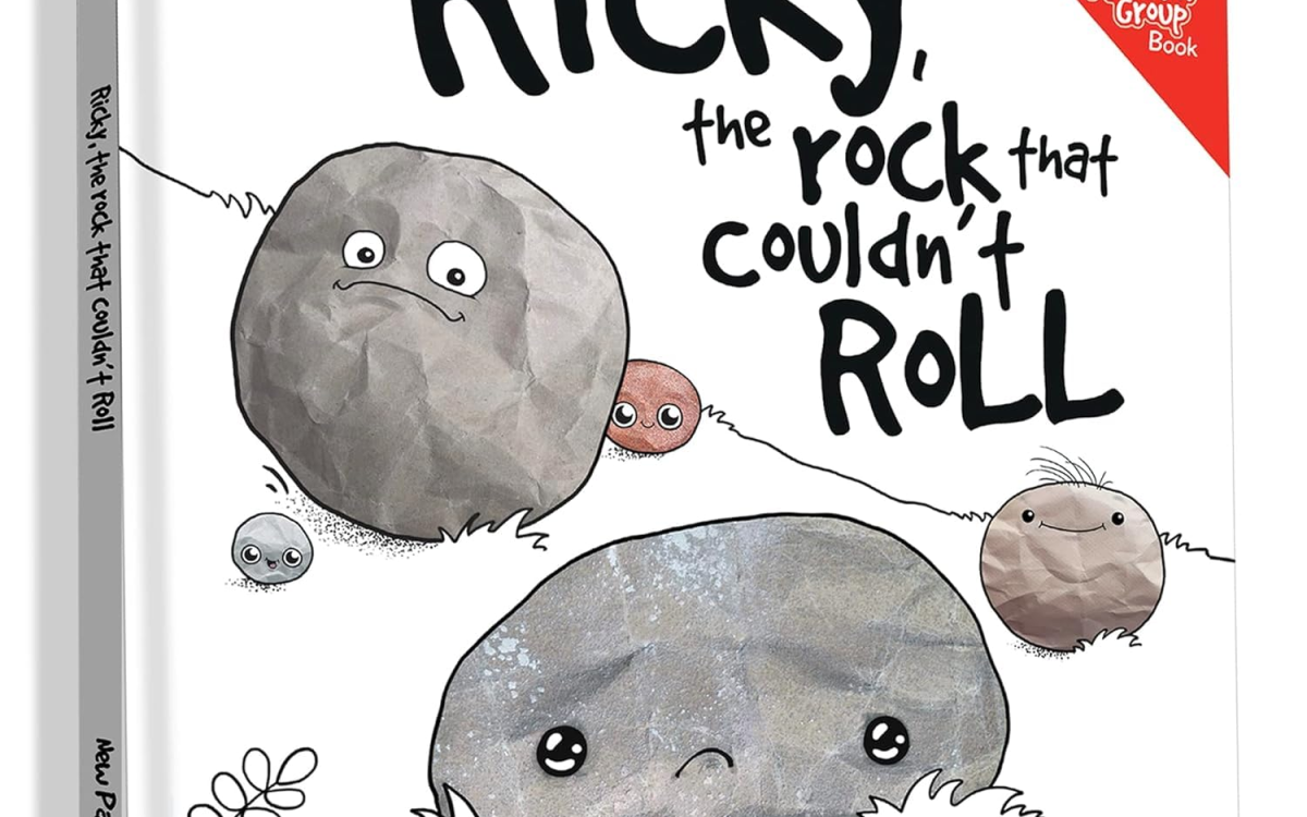 image shows the cover of the book Ricky, the Rock That Couldn't Roll